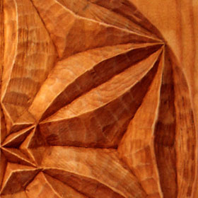 intaglio su legno decorativo
