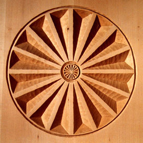 intaglio su legno decorativo