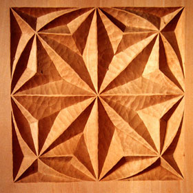 intaglio su legno decorativo
